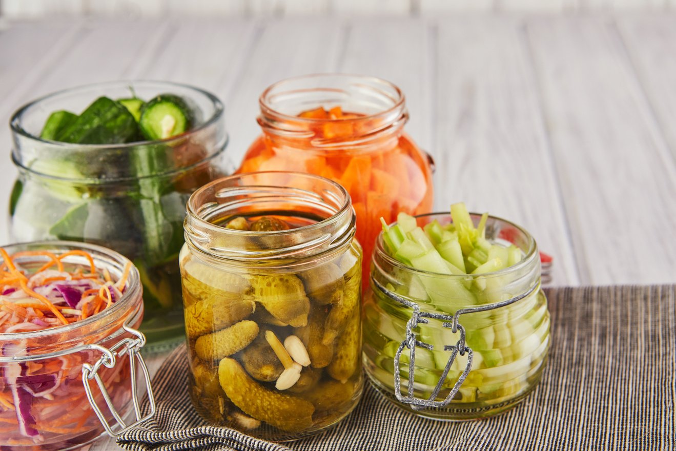 Fermented Preserved Vegetable Food Concept